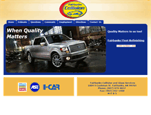 Tablet Screenshot of fairbankscollision.com